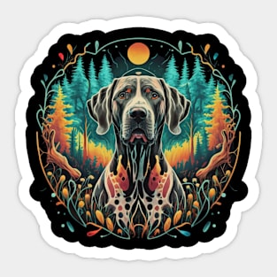 german short haired pointer se Sticker